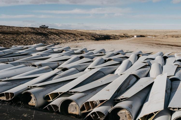 Wind Turbine Blades Can’t Be Recycled, So They’re Piling Up in Landfills